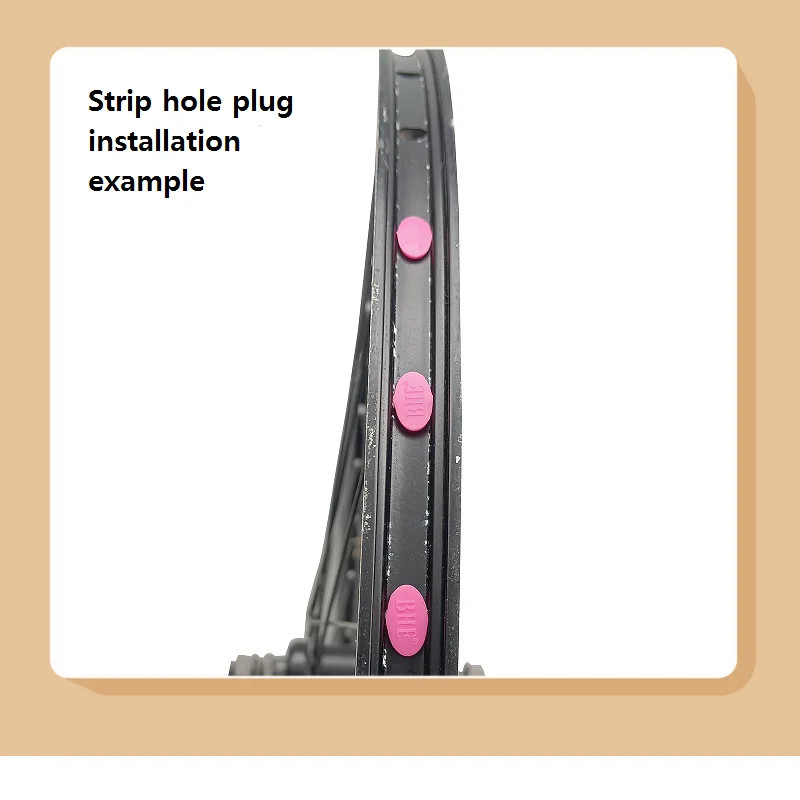 36Pcs/Bag MTB Road Bike Mountain Bike Rim Plug with Holes Rim Bike Wheel Plug Bi