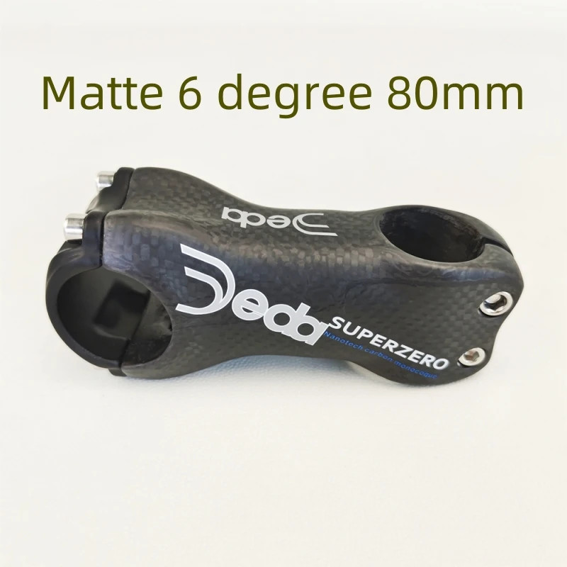 Full Carbon Fiber Mountain Road Bike Stem 31.8*60-120mm 6/17 Degrees Bike Parts