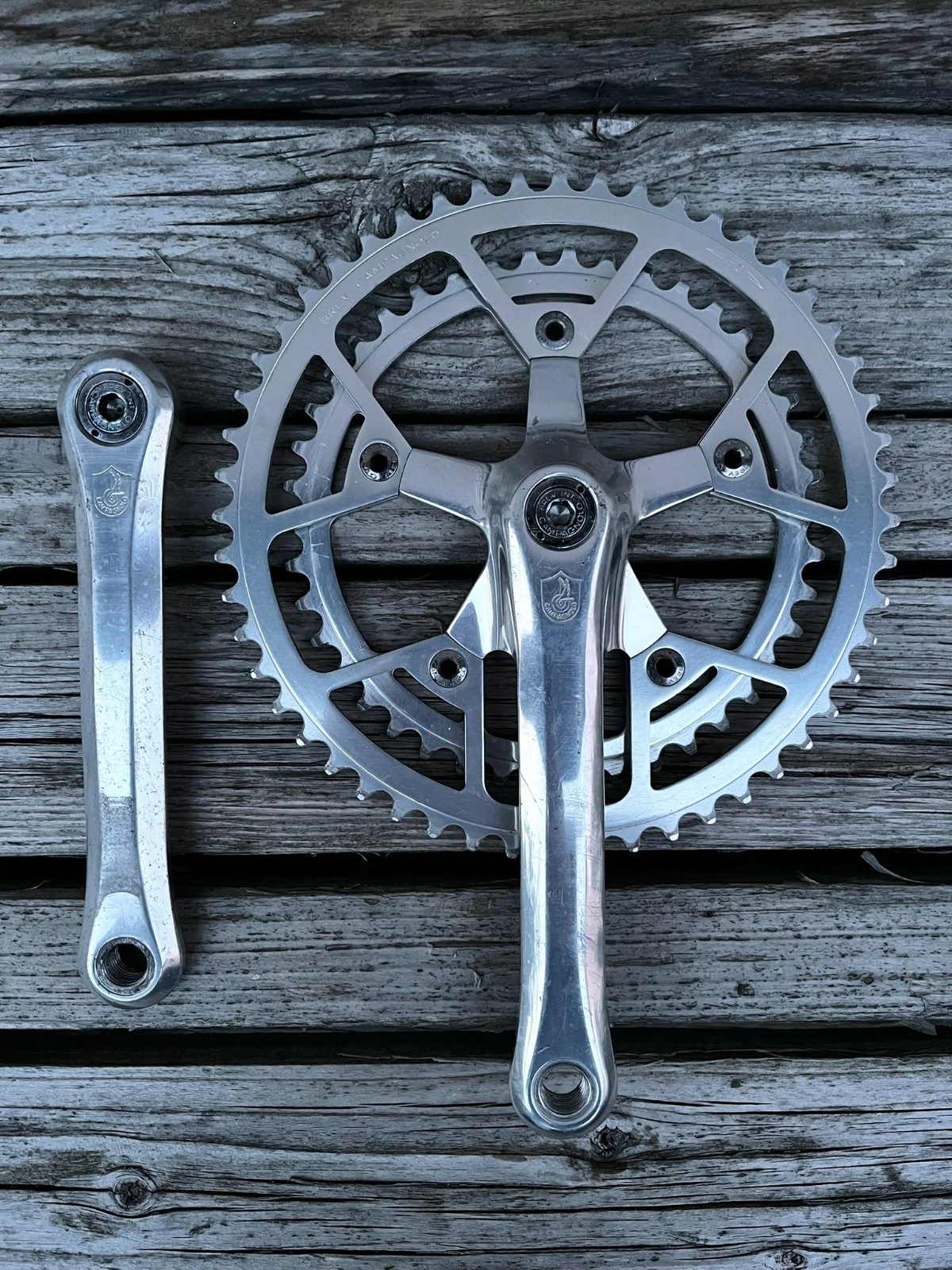 Campagnolo Victory 170mm 52/42 Crankset Crankset Vintage Aluminium