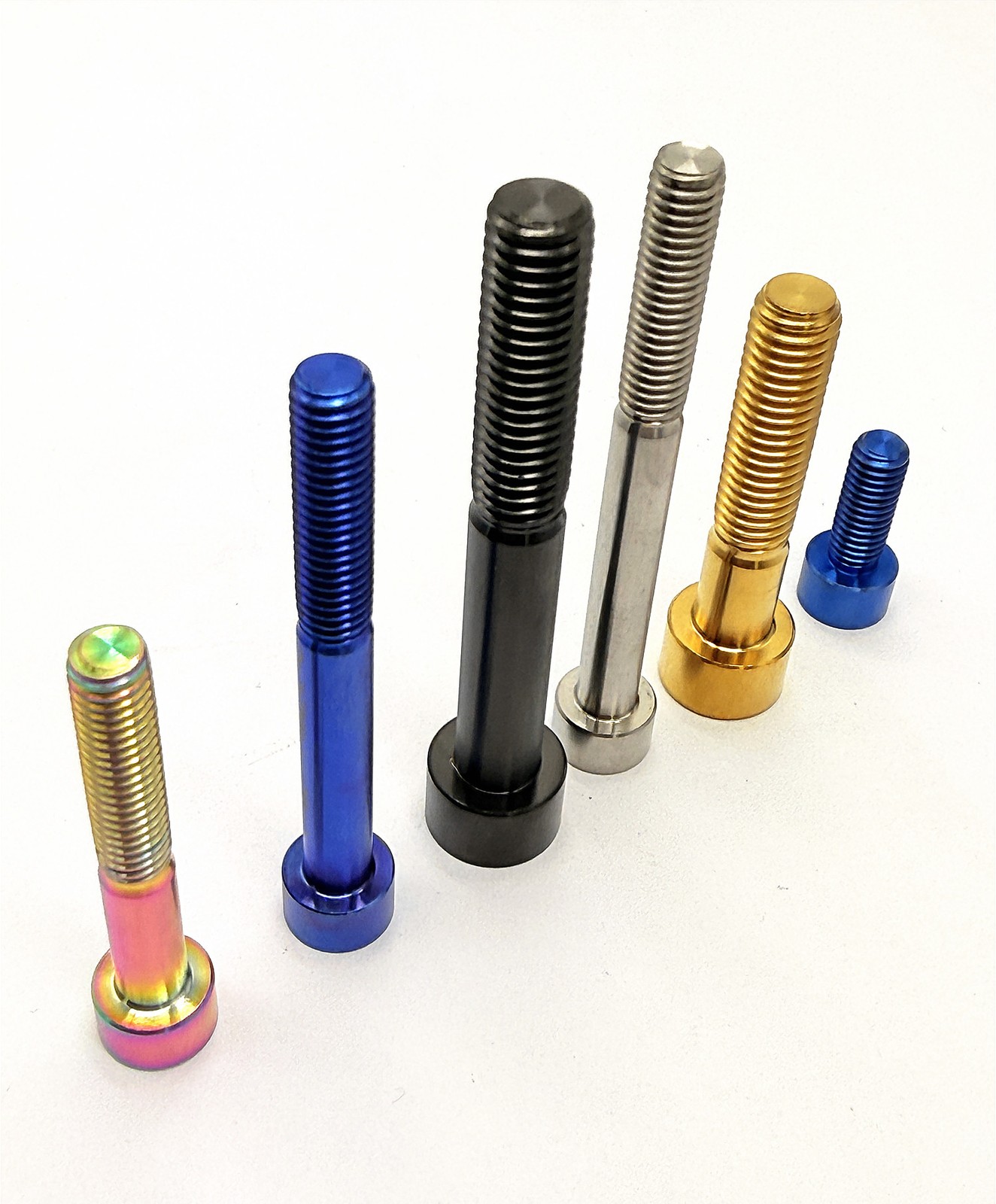 Titanium Bolt M10x20 25 30 35 40 45 50 55 60mm Socket Cap Hex Screws GR5