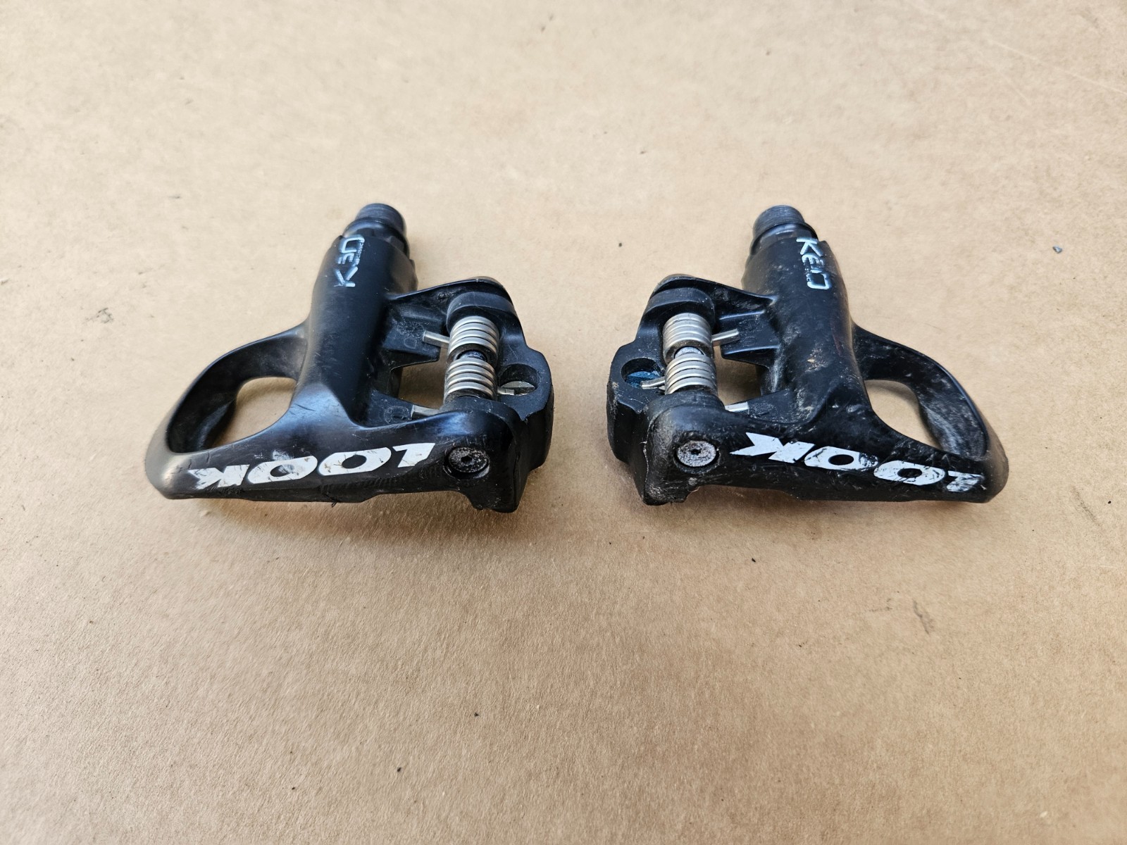 LOOK Keo Clipless Road Bike Pedals 9/16″ Left + Right Set Black