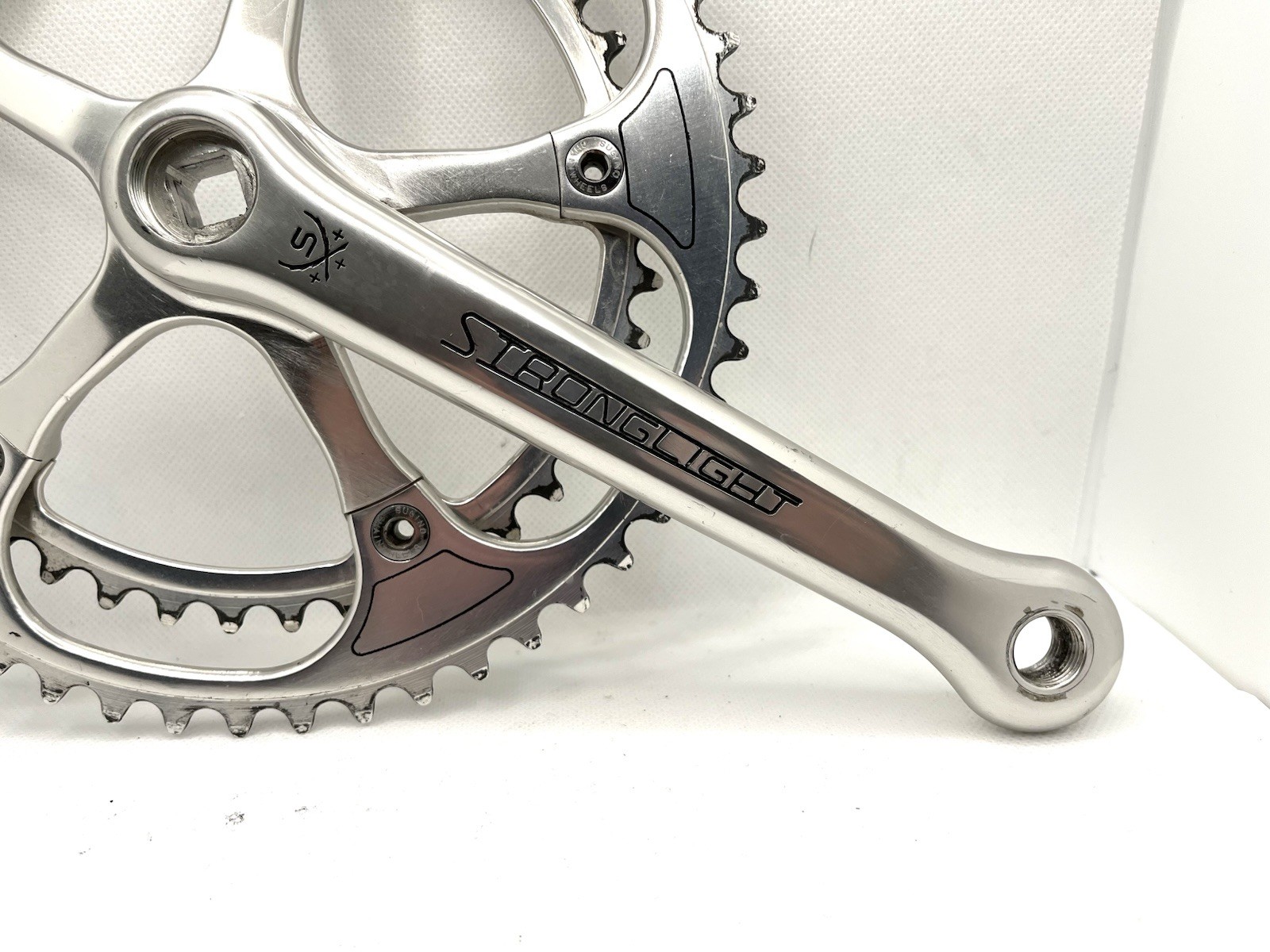 Vintage Stronglight 107 Crankset 180 mm 9/16 Pedal 52/42