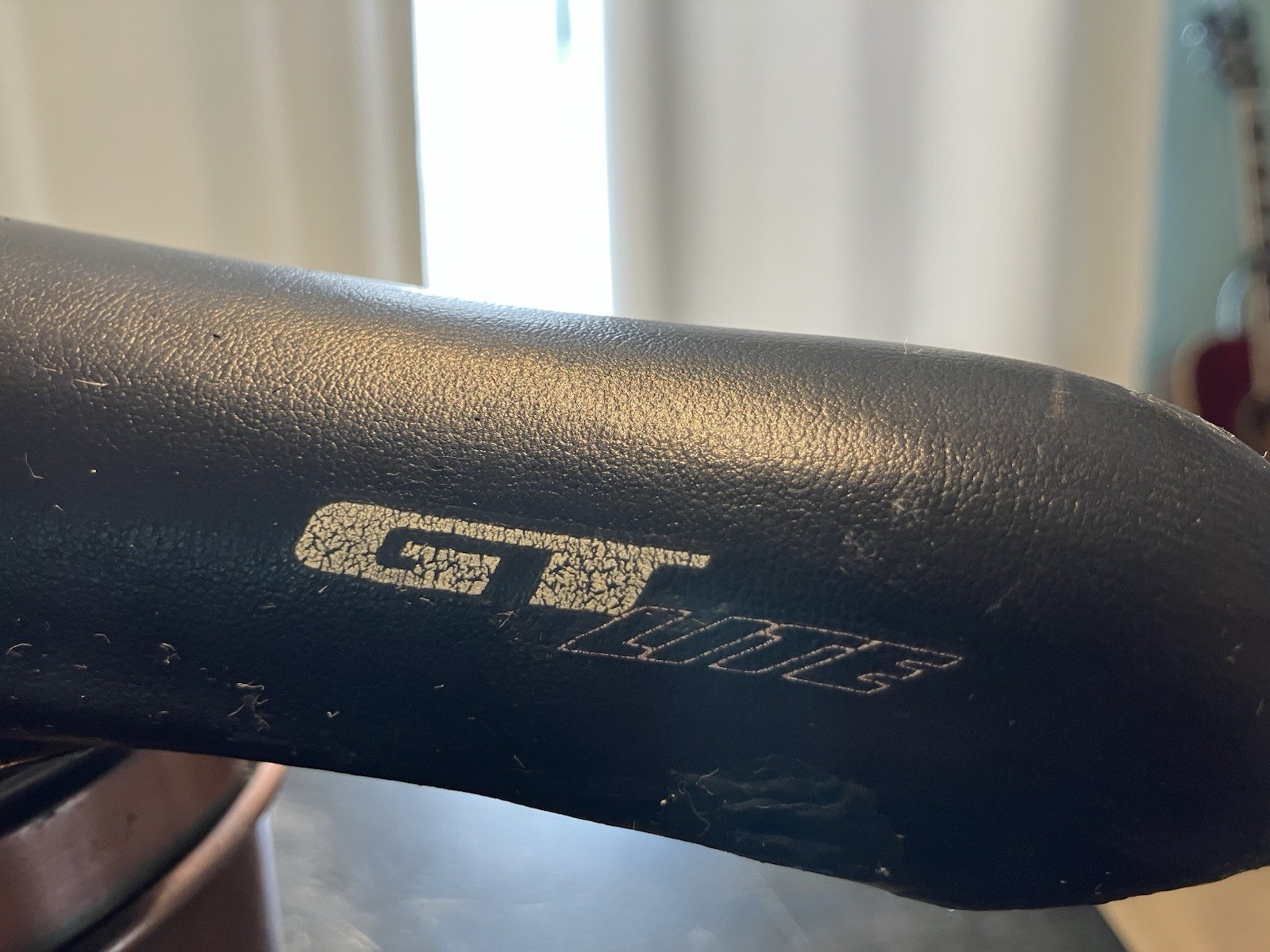 Gt Lite Flite Saddle Viscount Bike Seat 90sVintage Mtb used Repaired- Good Cond