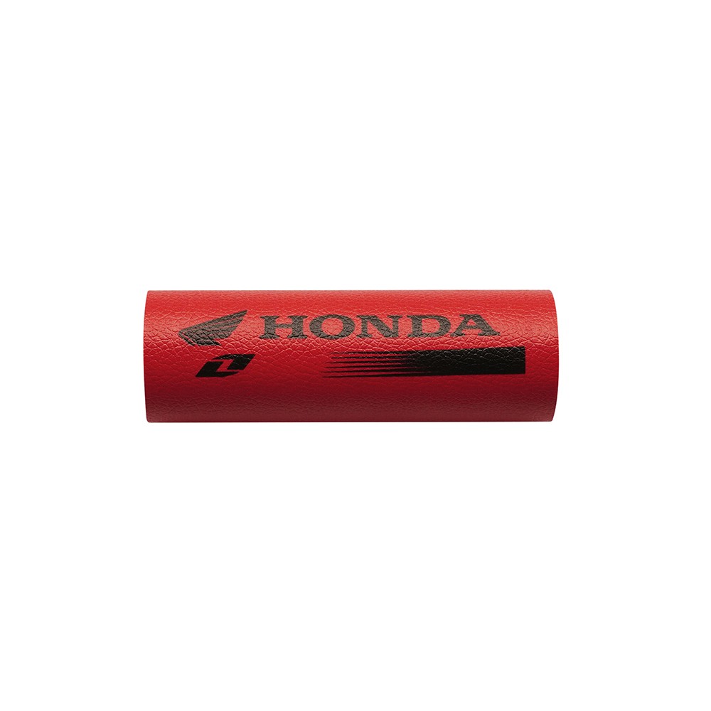 Motorcycle Handlebar Grip Wrap Red PU Leather Non-Slip Throttle Grip Cover 2PCS