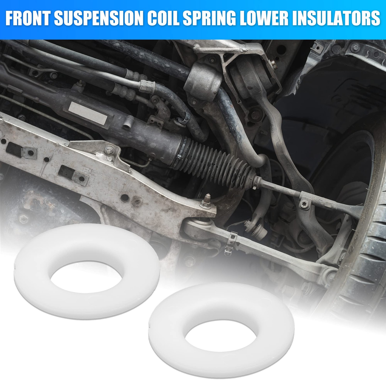 2 Pcs Front Lower Suspension Coil Spring Insulator E8TZ-5414-B for Ford F150 …