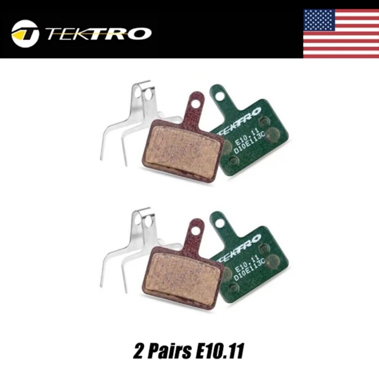 2 Pairs Tektro E10.11 Metal High Performance Disc Brake Pads Auriga Draco Orion