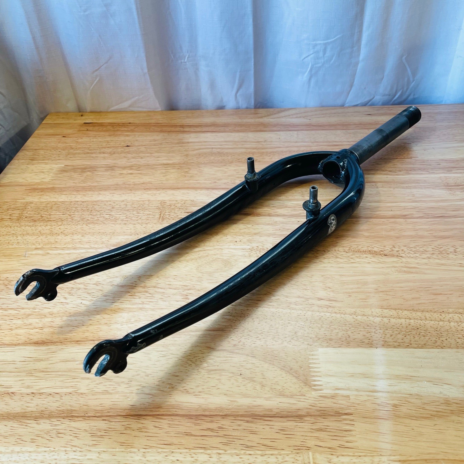 Trek Tange Full CRMO Steel MTB Fork 1-Inch Threaded 26 153 Steerer 385 AtoC 