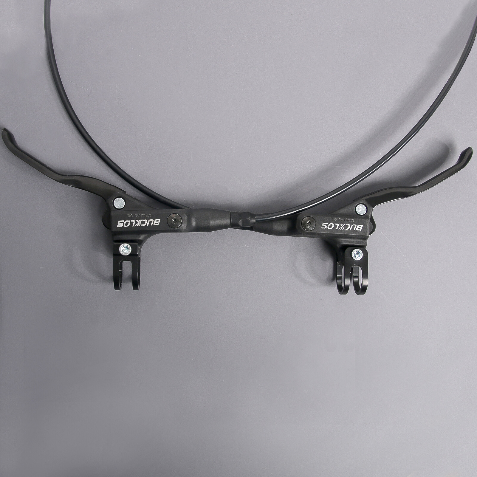 Front+Rear Hydraulic Disc Brake Set Levers 2-Piston Bicycle Oil Brake 800/1550mm