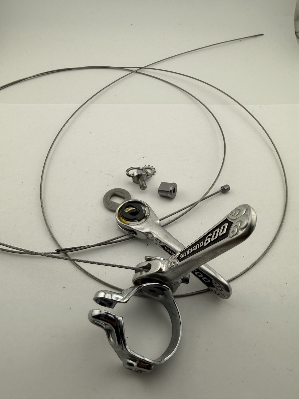 Vintage Shimano 600 Arabesque Downtube Shifters Clamp-On Pair Japan