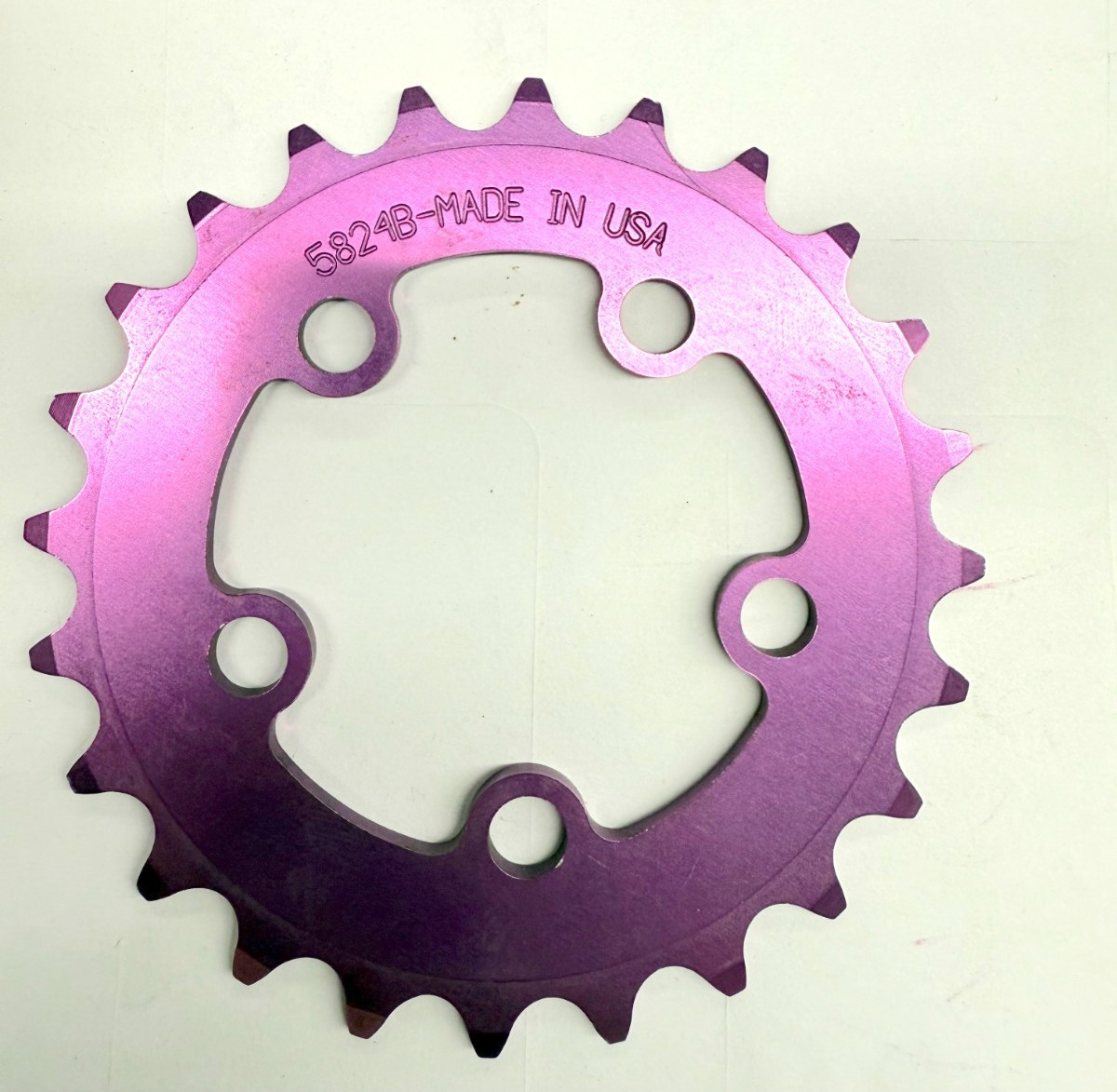 Retro Vintage Bicycle Parts NOS Chainring Sprocket 58mm, 24 Teeth MADE IN USA