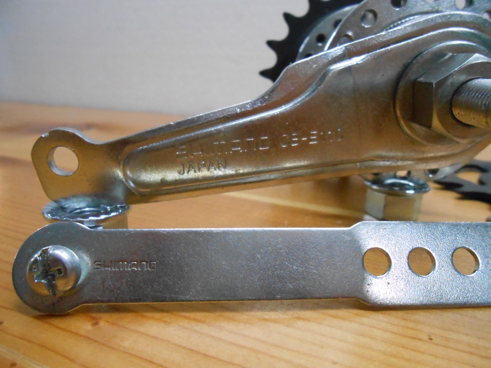 Shimano CB-E110 Coaster Brake Hub Chrome 110mm OLD 165mm Axle 10G Worksman