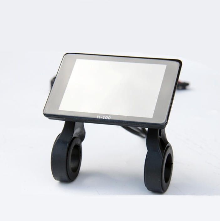 E-Bike Compatible H-100 Smart LCD Color Screen with light wire 5PIN+2PIN SM plug