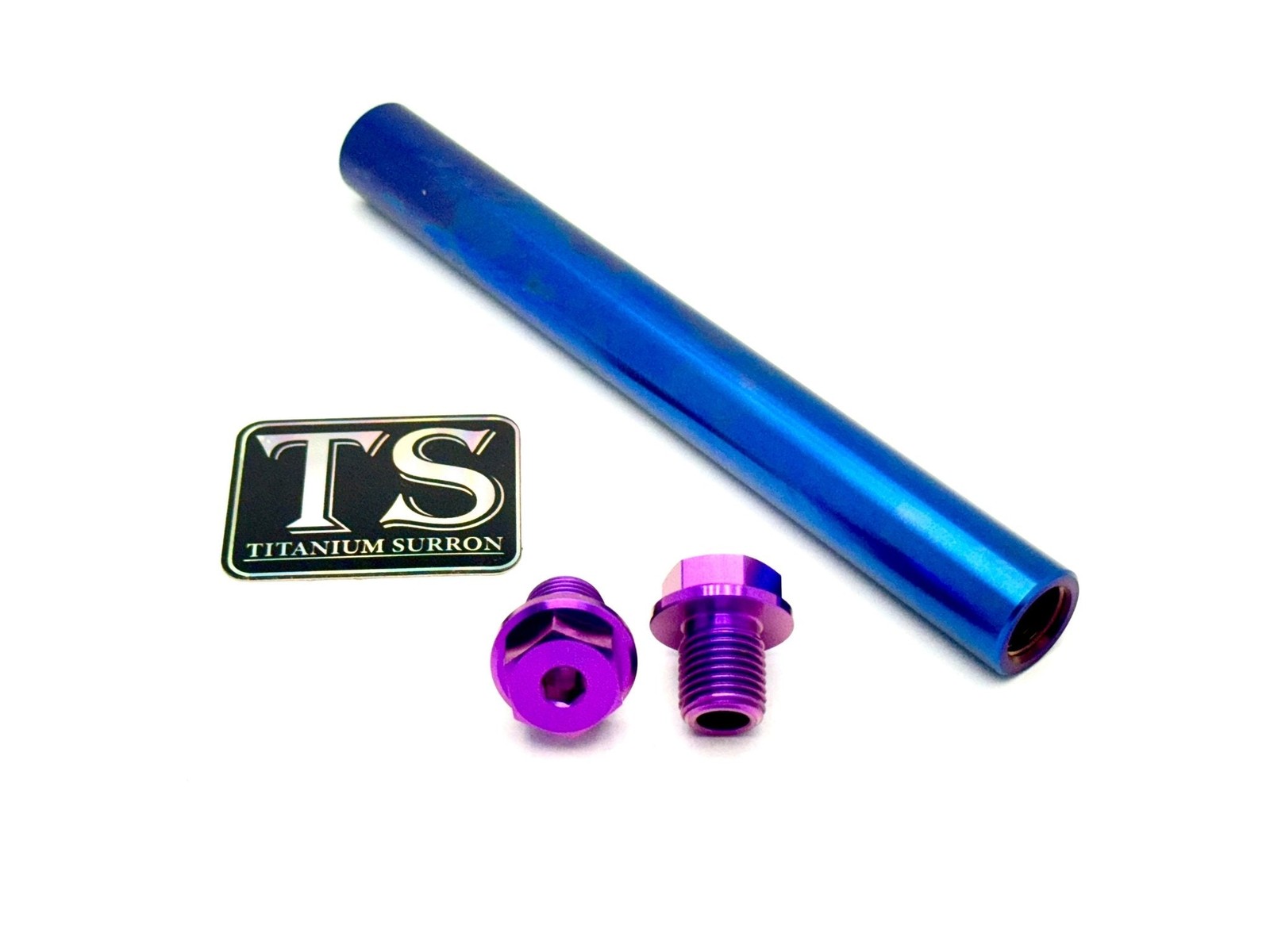 FastAce Fork Custom Titanium Axle and Two Axle Bolts (3 Pieces)