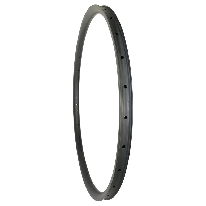 29er MTB All Mountain Bike Carbon Rim 30*24mm 24-32Holes Asymmetric UD 3K Glossy