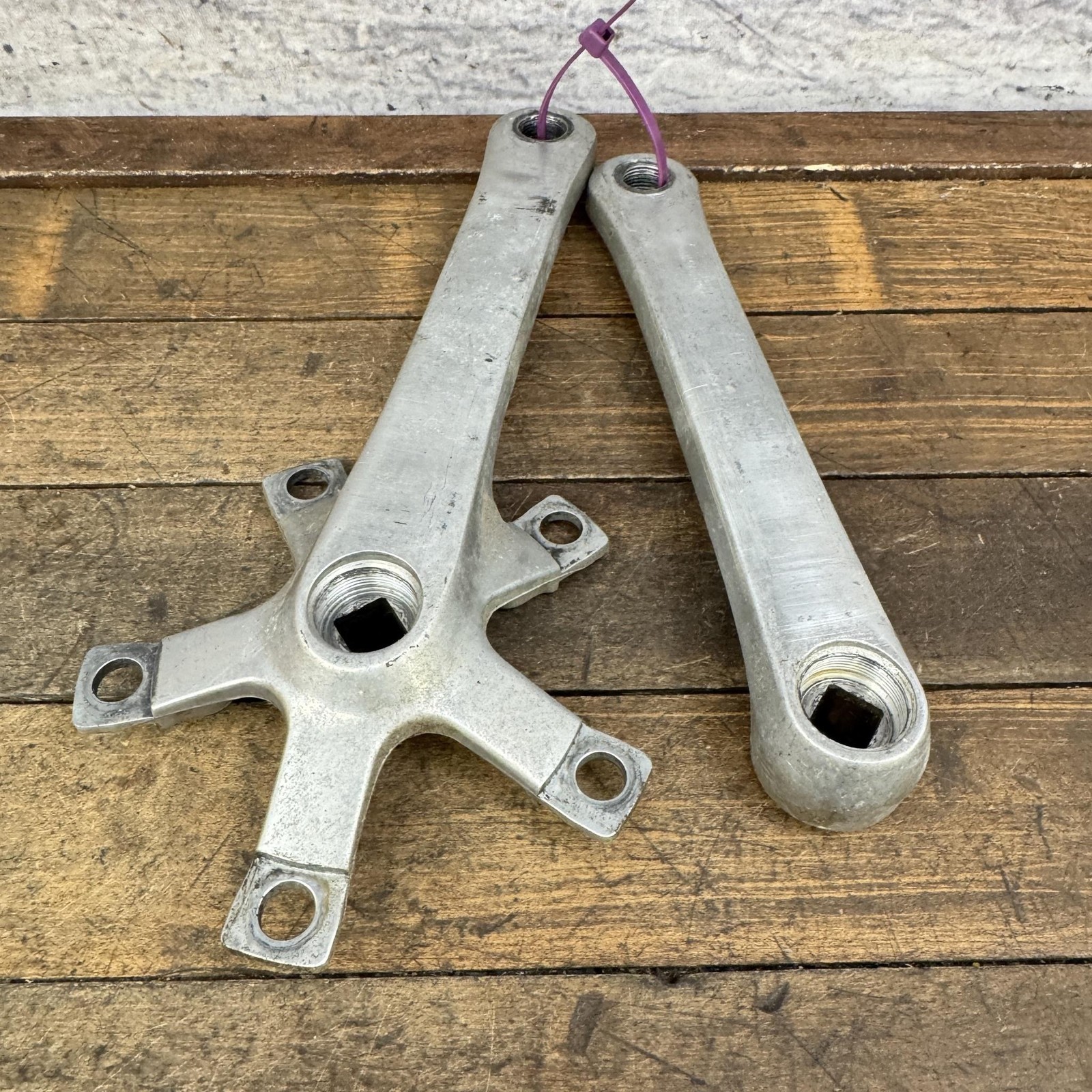 Vintage Shimano Deore FC-MT60 Crankset 175mm 110 BCD MTB Square Taper Arms Cafe