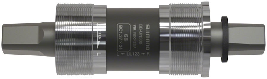 Shimano BB-UN300 Bottom Bracket – English, 68 x 107mm Spindle, Square Taper JIS