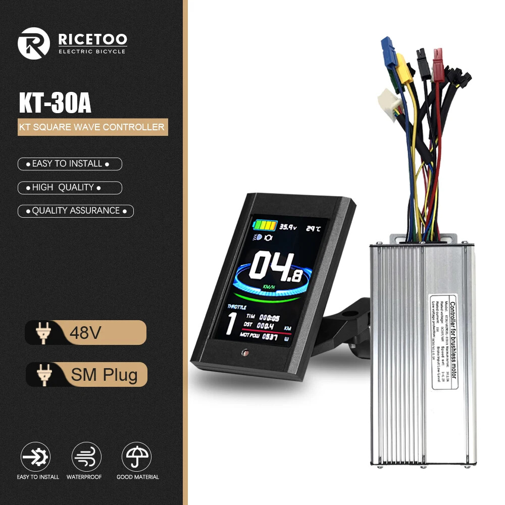 48V 30A 35A 50A E-bike Squarewave Controller for 52V/60-90V 1000W-3000W Motor