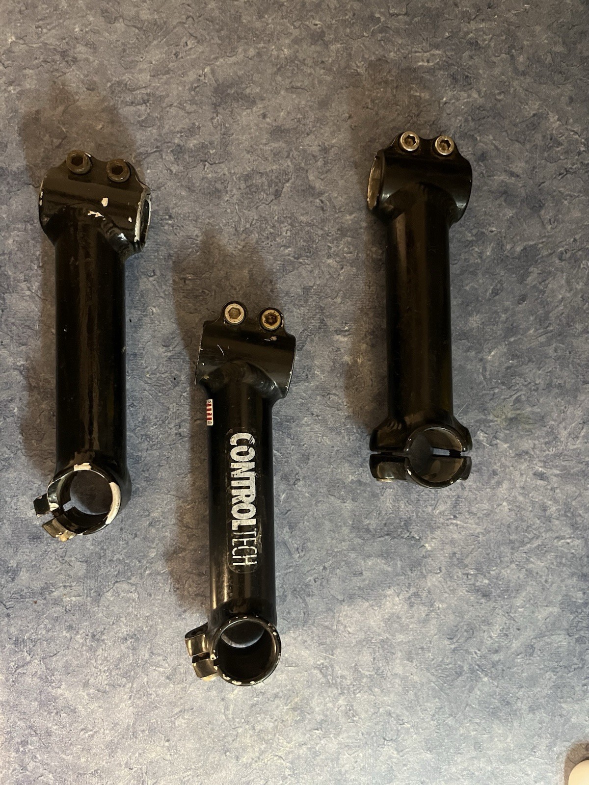 3 Vintage Threadless 1” Steerer Mountain Bike Stems – Control Tech – VRC