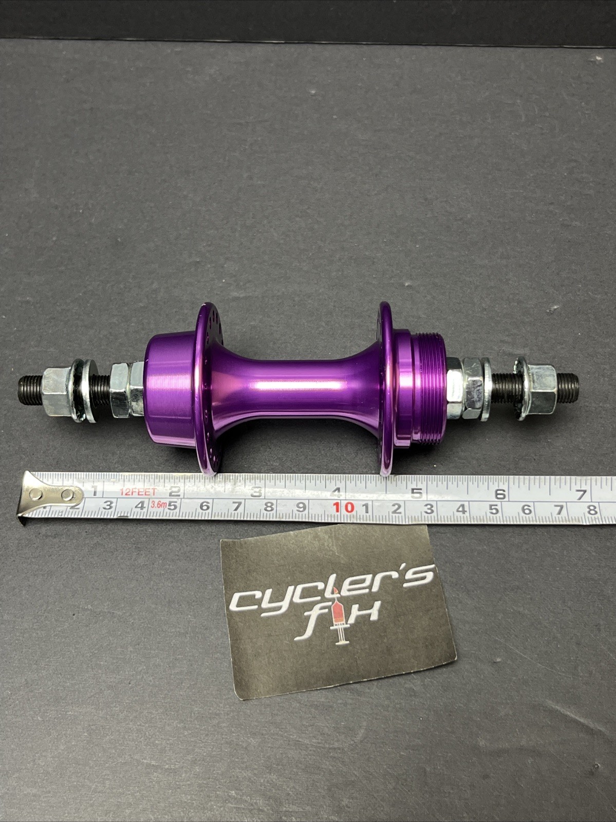 36H Sealed Low Flange Anodized Purple Alloy Bmx Bike Bicycle Hub Set Fit Haro GT