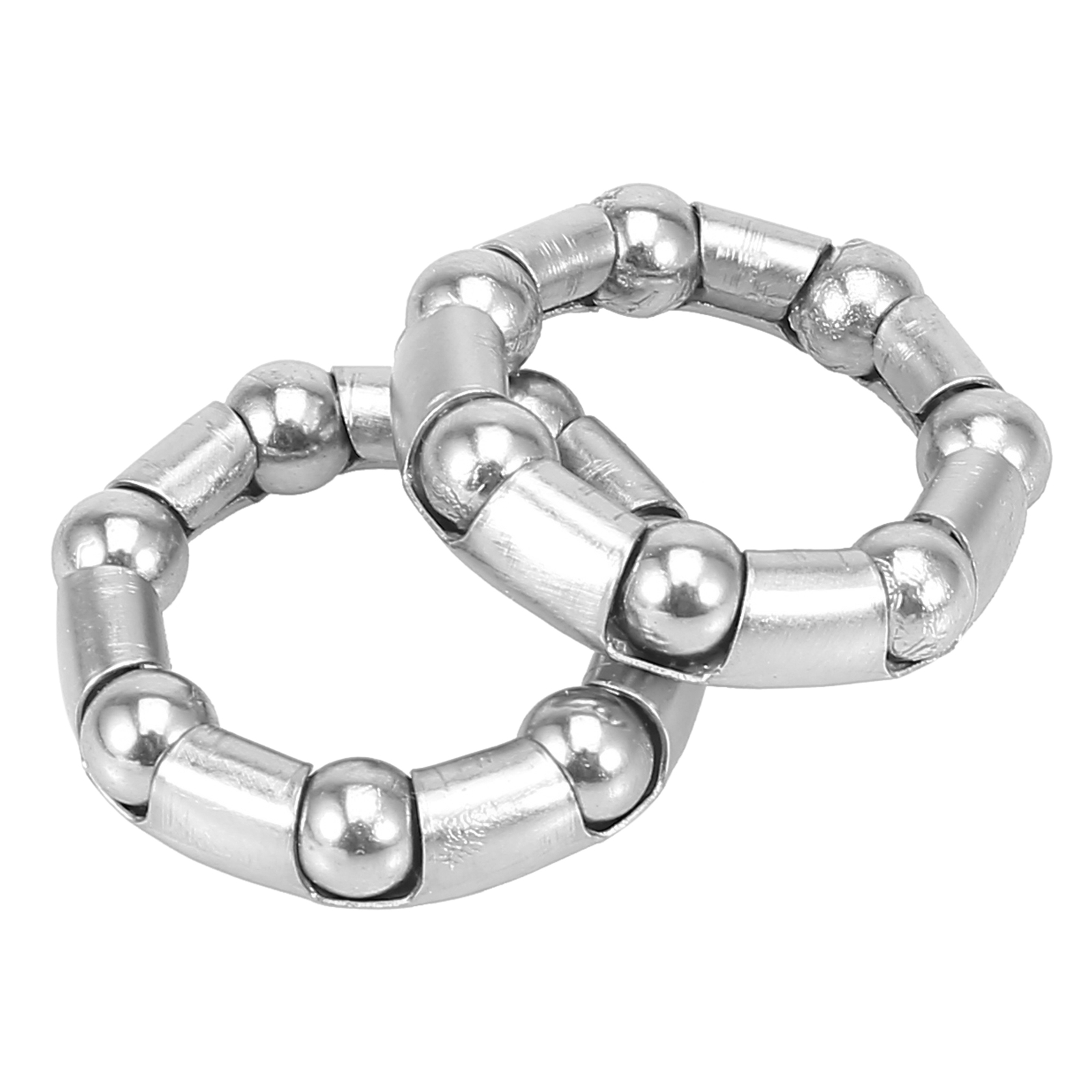 Universal 37.6mm x 7 Ball Bearings Cages Crank Wheel Bearing Retainer Pack of 2
