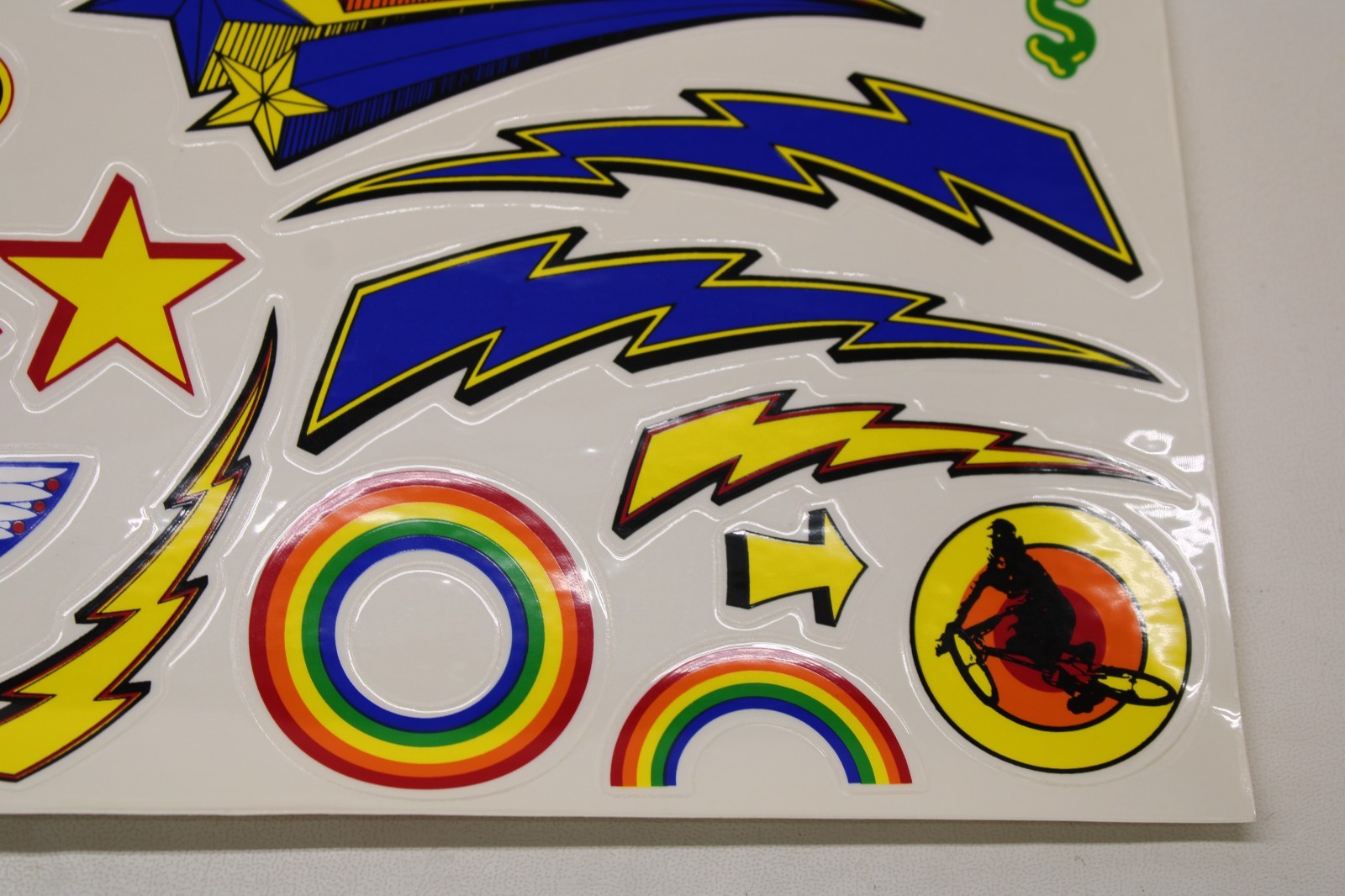 NOS OLD SCHOOL BMX PROTO PLATE STICKER DECAL SHEET LOT OF (20)