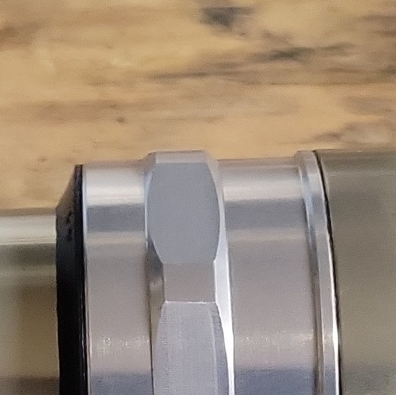 FOX ALPS 4R Air Rear Shock 6.5in Eye-to-Eye 38mm Stroke Silver/Blue