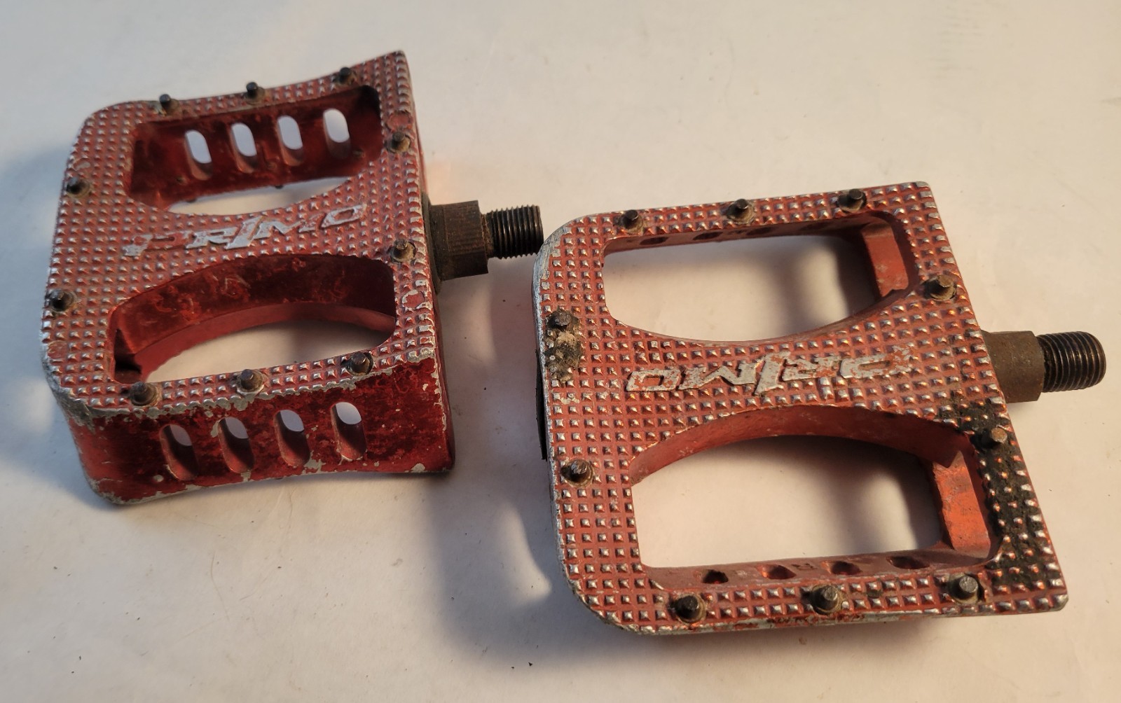 BMX PEDALS PRIMO TENDERIZERS ALUMINUM BODY CHROMOLY SPINDLE 0.5 INCH AXEL