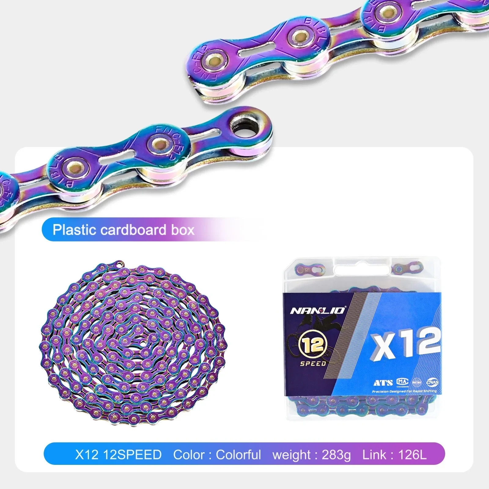 X8-X12 Bike Chain MTB Road Bicycle 116/126L Variable Speed Cycling Chain