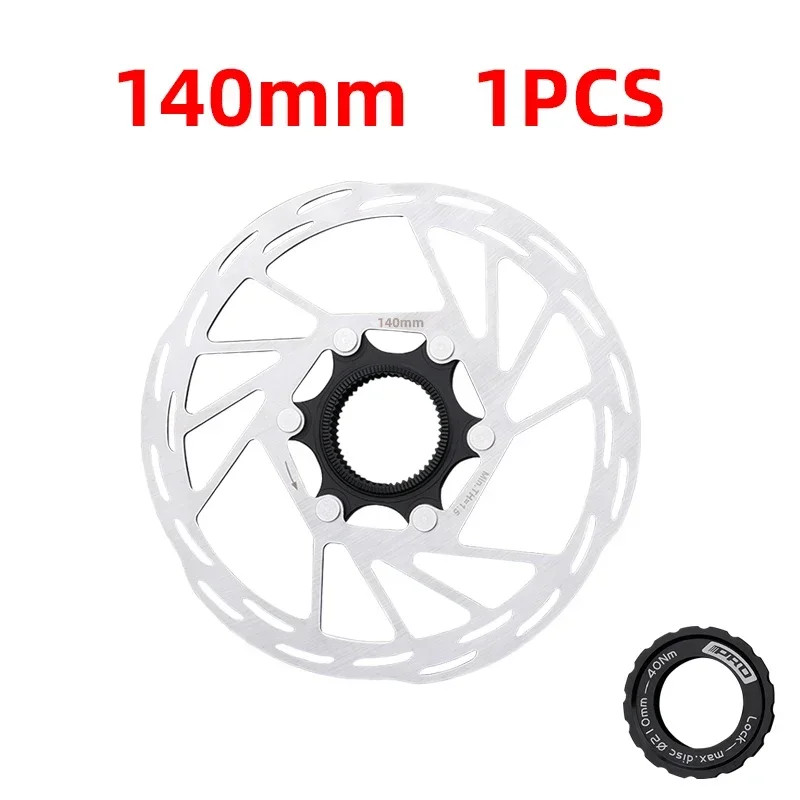 IIIPRO Bicycle Center Lock Bicycle Brake Rotor 140Mm/160Mm/180Mm/203Mm Road Bike