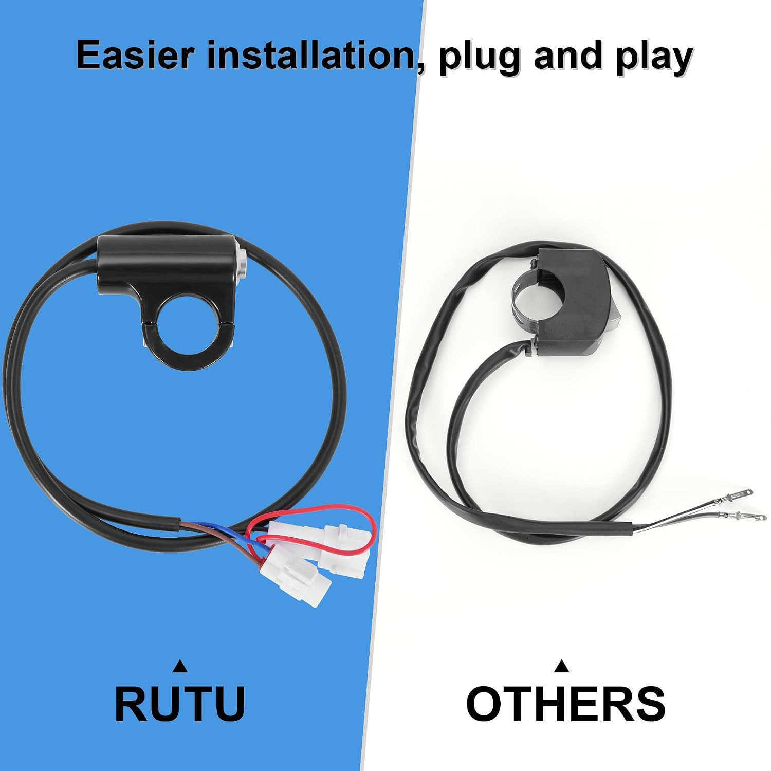 Headlight On/Off Switch Fit for Surron Light Bee, Water-Resistant Handlebar
