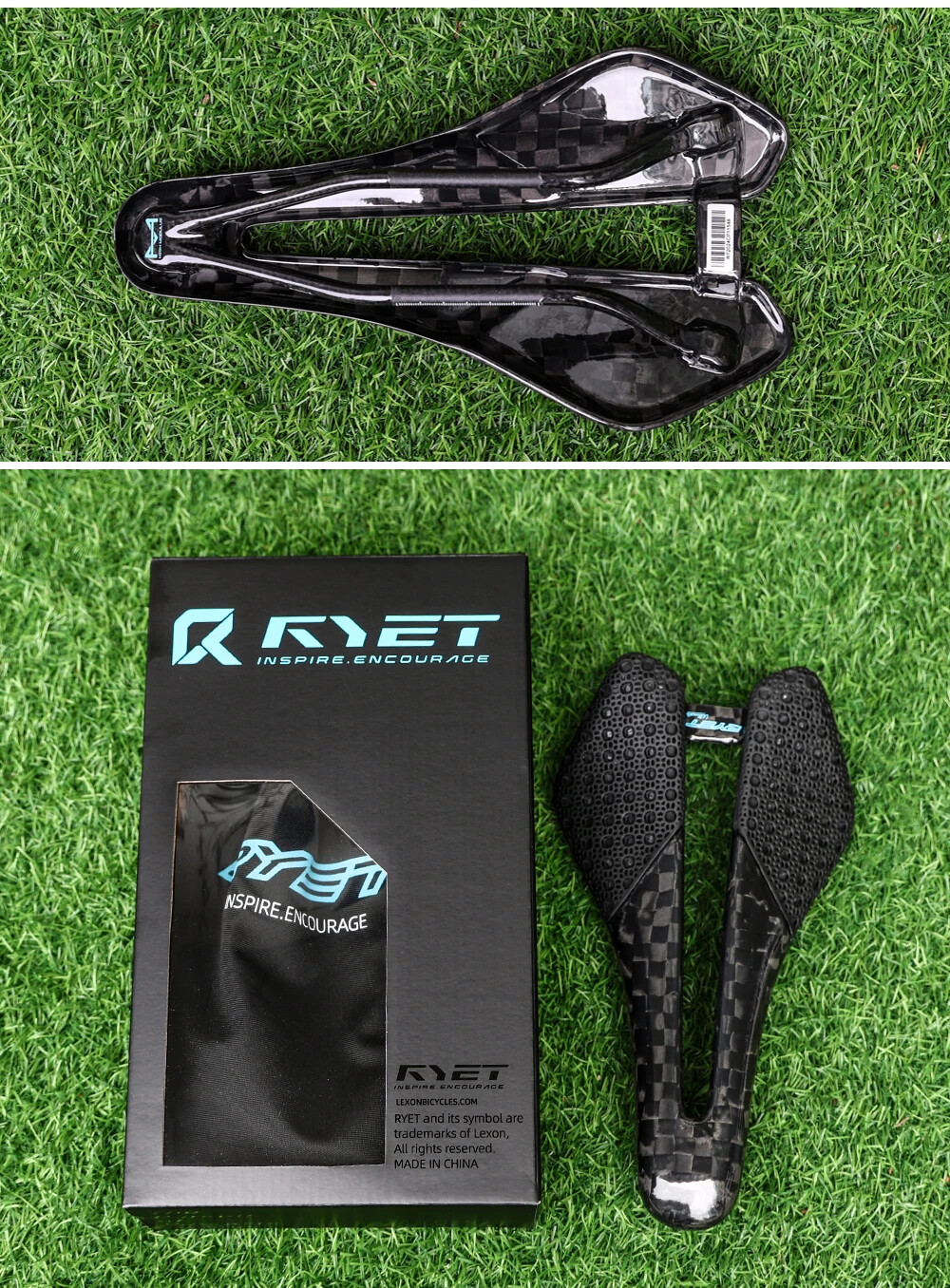 Full Carbon 3D Printed Bicycle Saddle 140mm Triathlon Road MTB Gravel Bike Seat