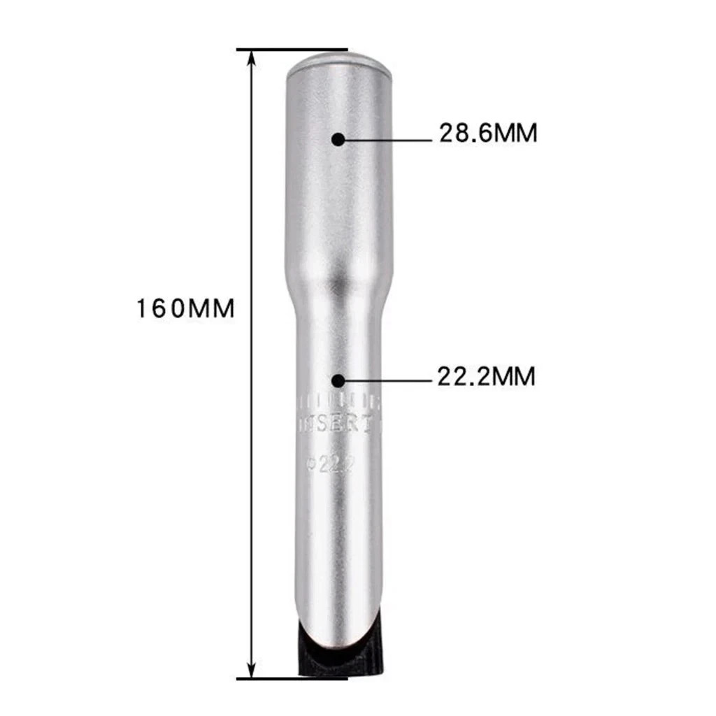 1pc Aluminum Alloy Bike Stem Riser Adapter 22.2/25.4mm to 28.6mm Extender – NEW