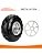 50 Tooth Rear Sprocket 420 Chain Compatible with #40 41 420 Chain Coleman CT100U