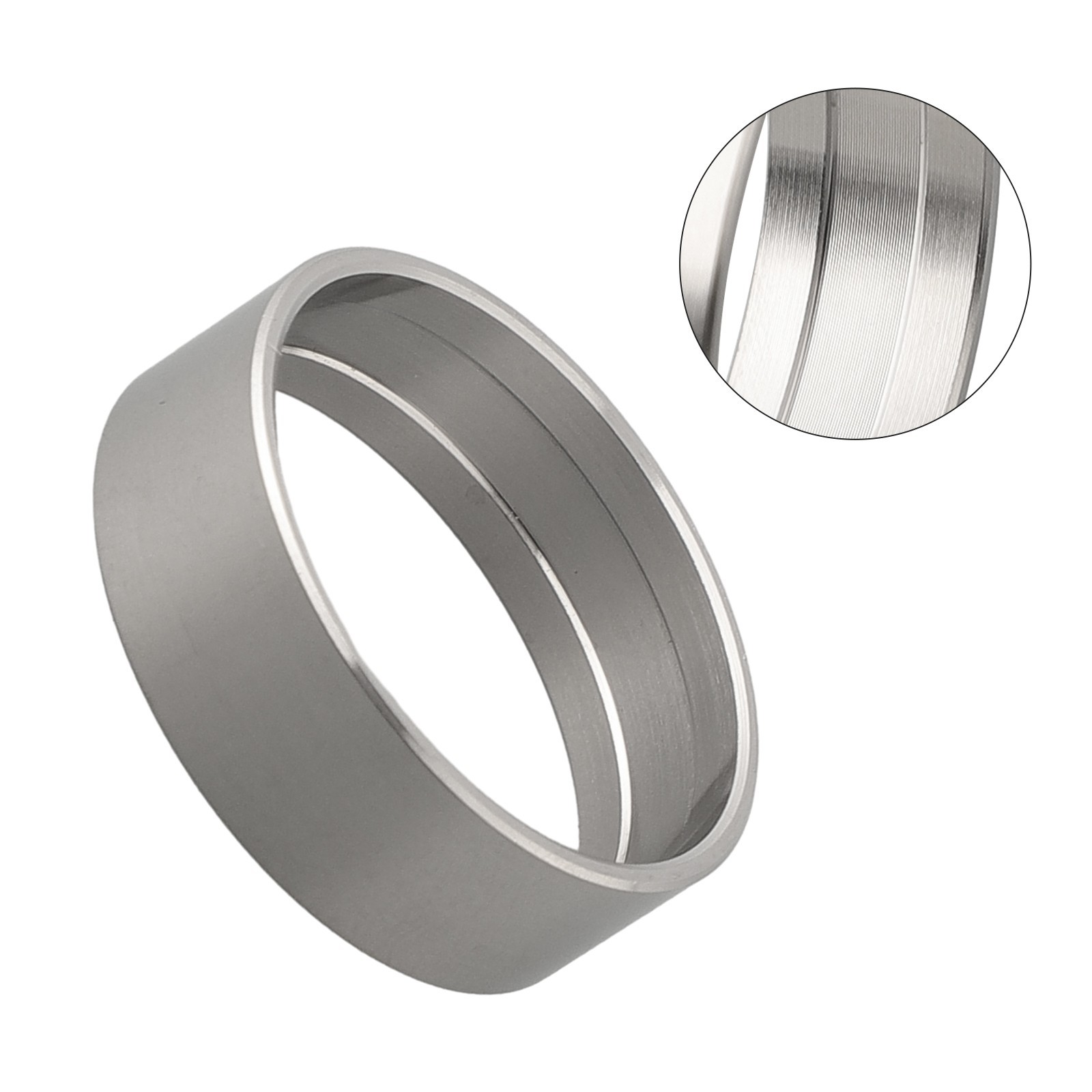 Silver Titanium Spacer for Bike Headset 5/10/15/20/25/30mm Bicycle Stem