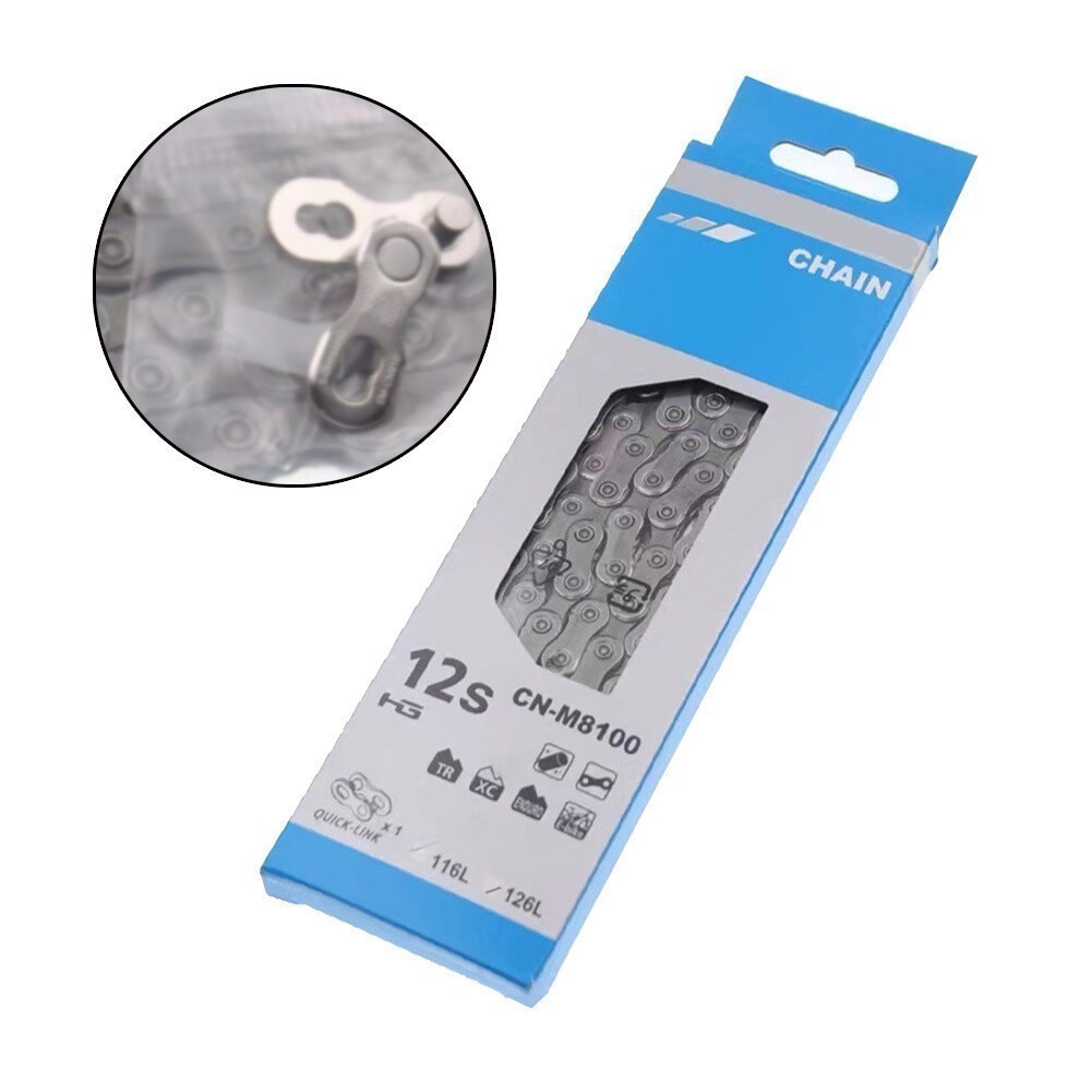 SHUIMAO 12 Speed Bicycle Chain DEOER XT CN-M8100 Road MTB Bike Chain 126 Links
