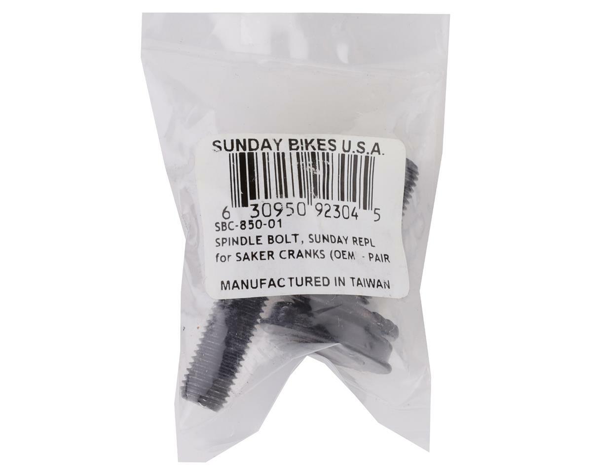Sunday Saker Spindle Bolts (Black) (Pair)