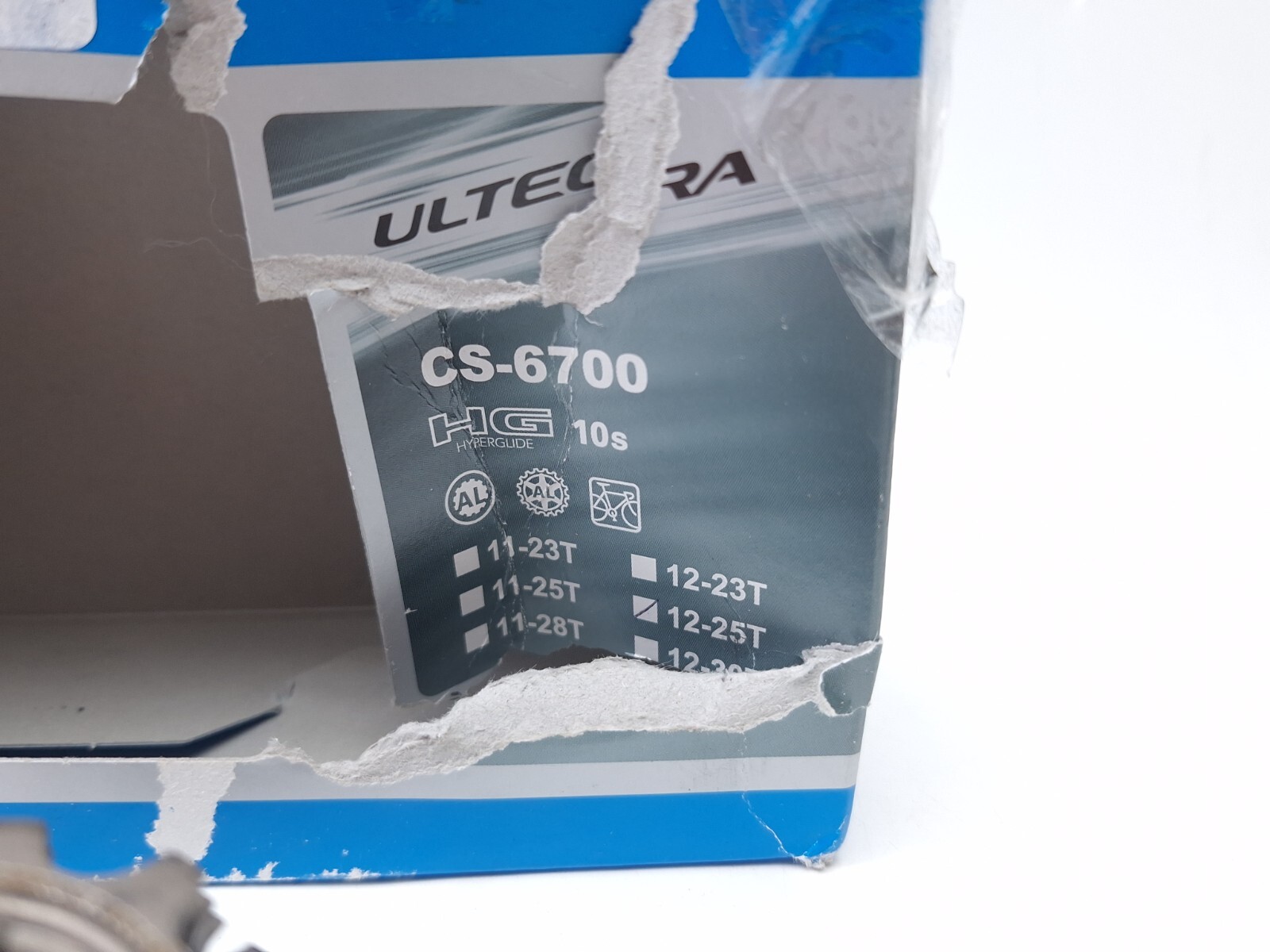 Shimano, Ultegra CS-6700, 10sp. cassette, 12-25T, 12-13-14-15-16-17-19-21-23-25