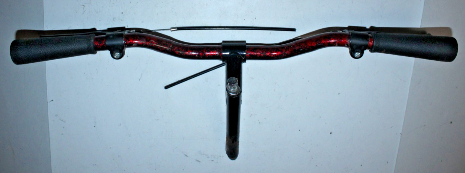 2″ Riser Bar Handlebar 62cm 1″ Qtuill Stem 80mm +23° 25.4mm Polygon Brake Levers