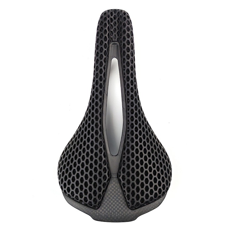 Carbon Fiber Bicycle Saddles 3D Printed/EVA Leather Bike Seat Cushion 250*140mm