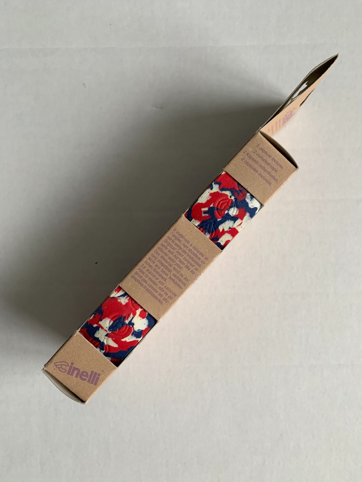 Cinelli Cork Ribbon Splash Color Bar Tape – Red/White/Blue