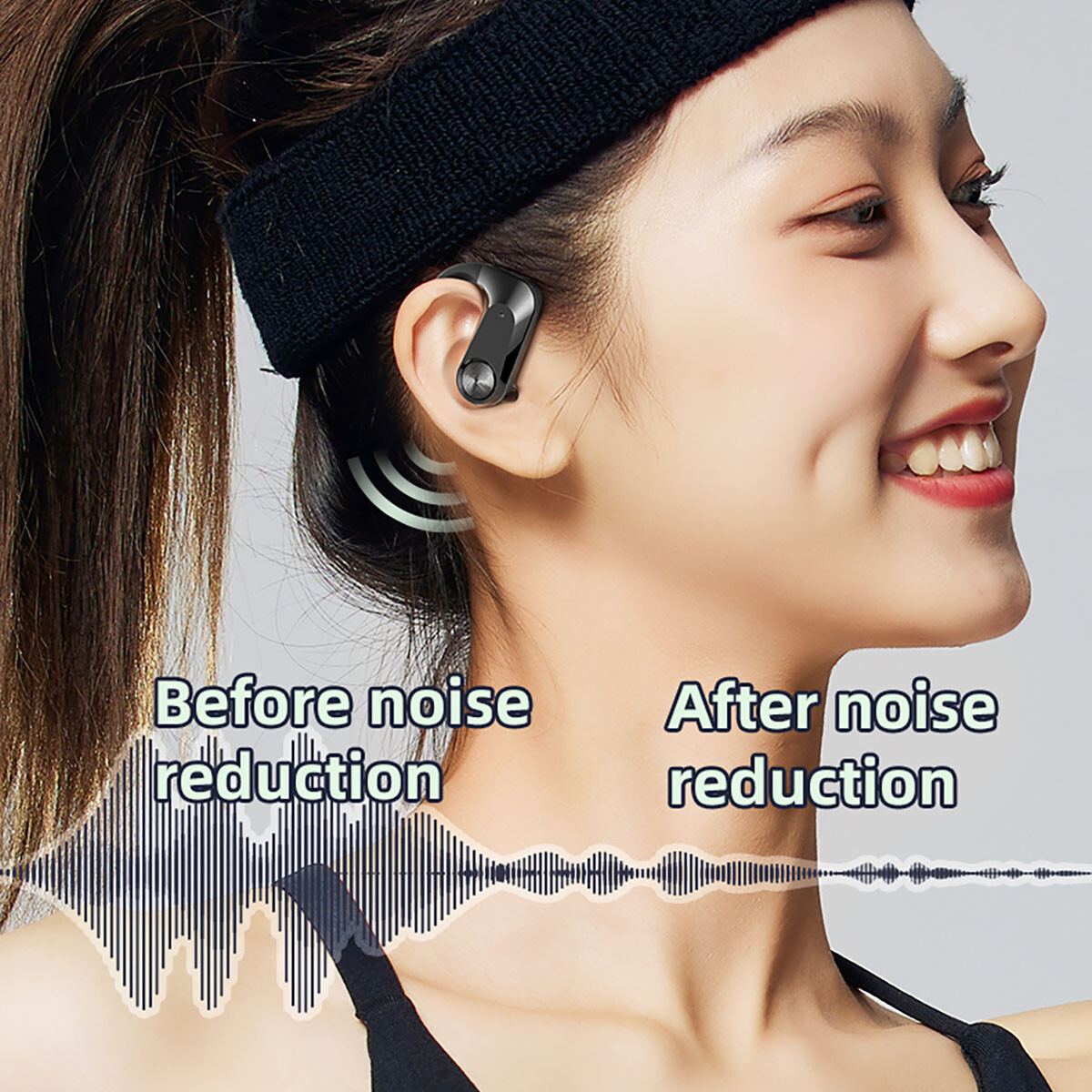 Wireless Bluetooth 5.0 Headset TWS Earphones Earbuds Stereo Headphones Ear Hook