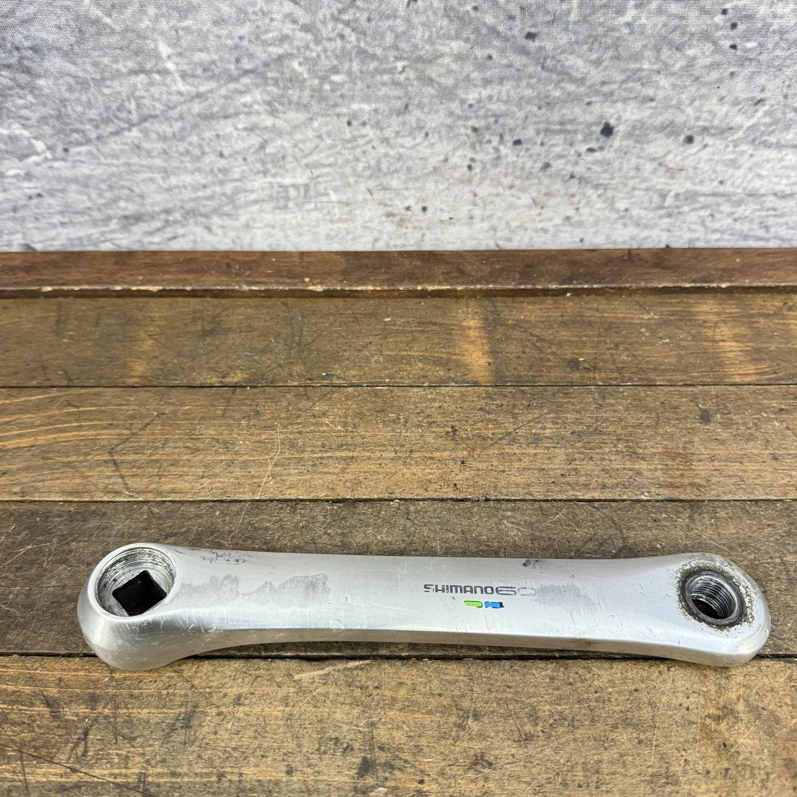 Vintage Shimano 600 Ultegra FC-6400 Crank Arm LEFT 172.5mm Japan Silver Tricolor