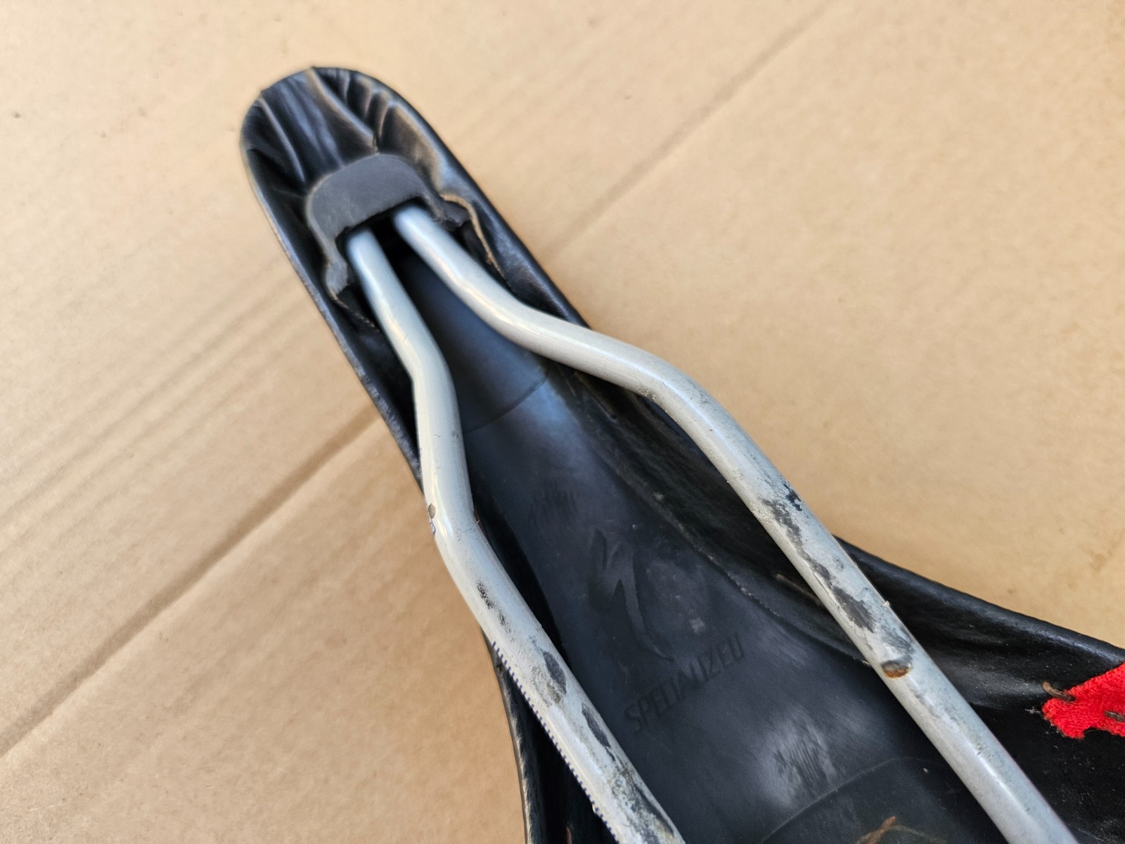 Vintage Specialized Prolong Revolution Mountain Bike Saddle Manganese Rails