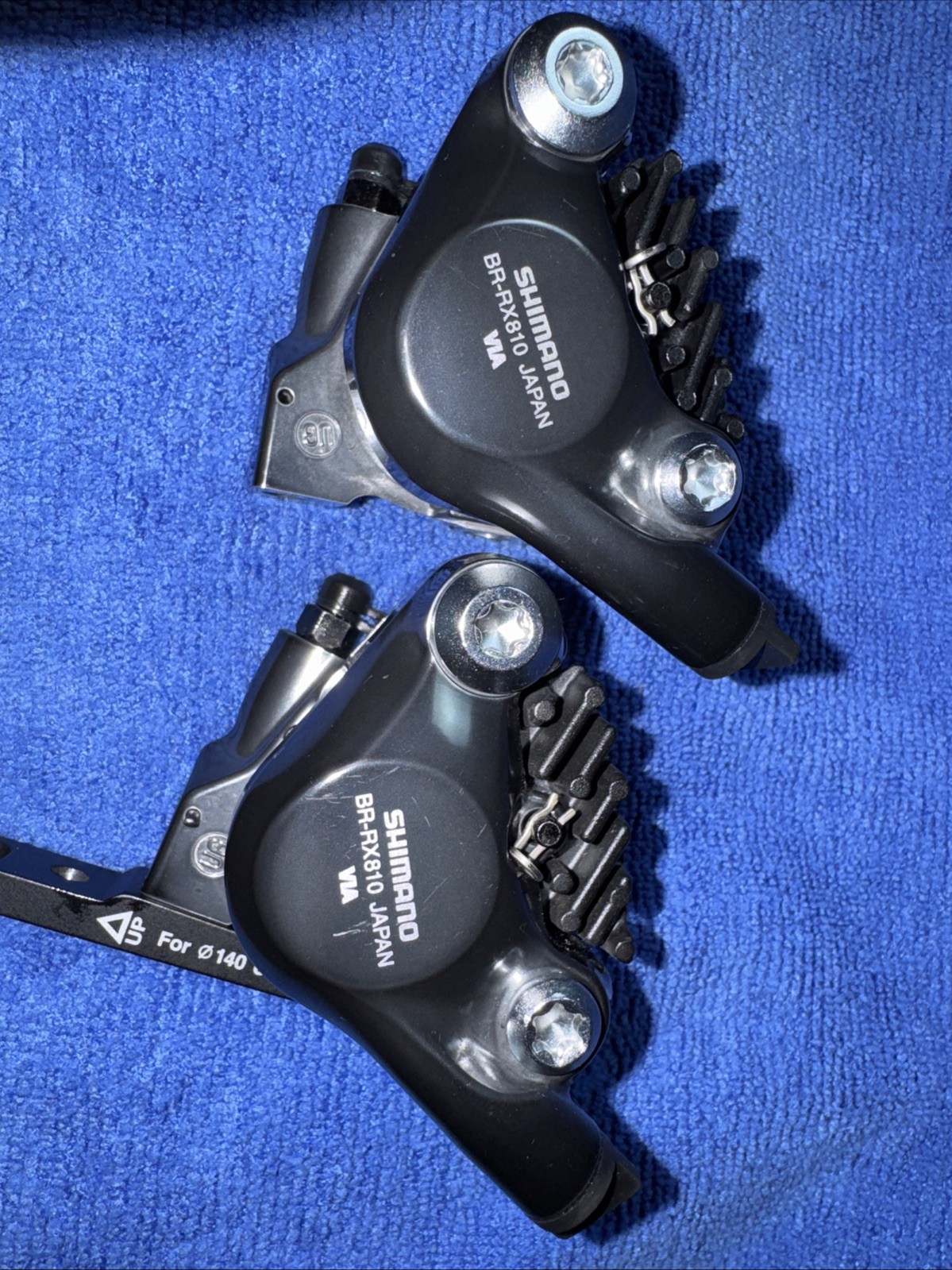 SHIMANO GRX HYDRAULIC DISC BRAKE CALIPER SET BR-RX810 GRAVEL BIKE USED