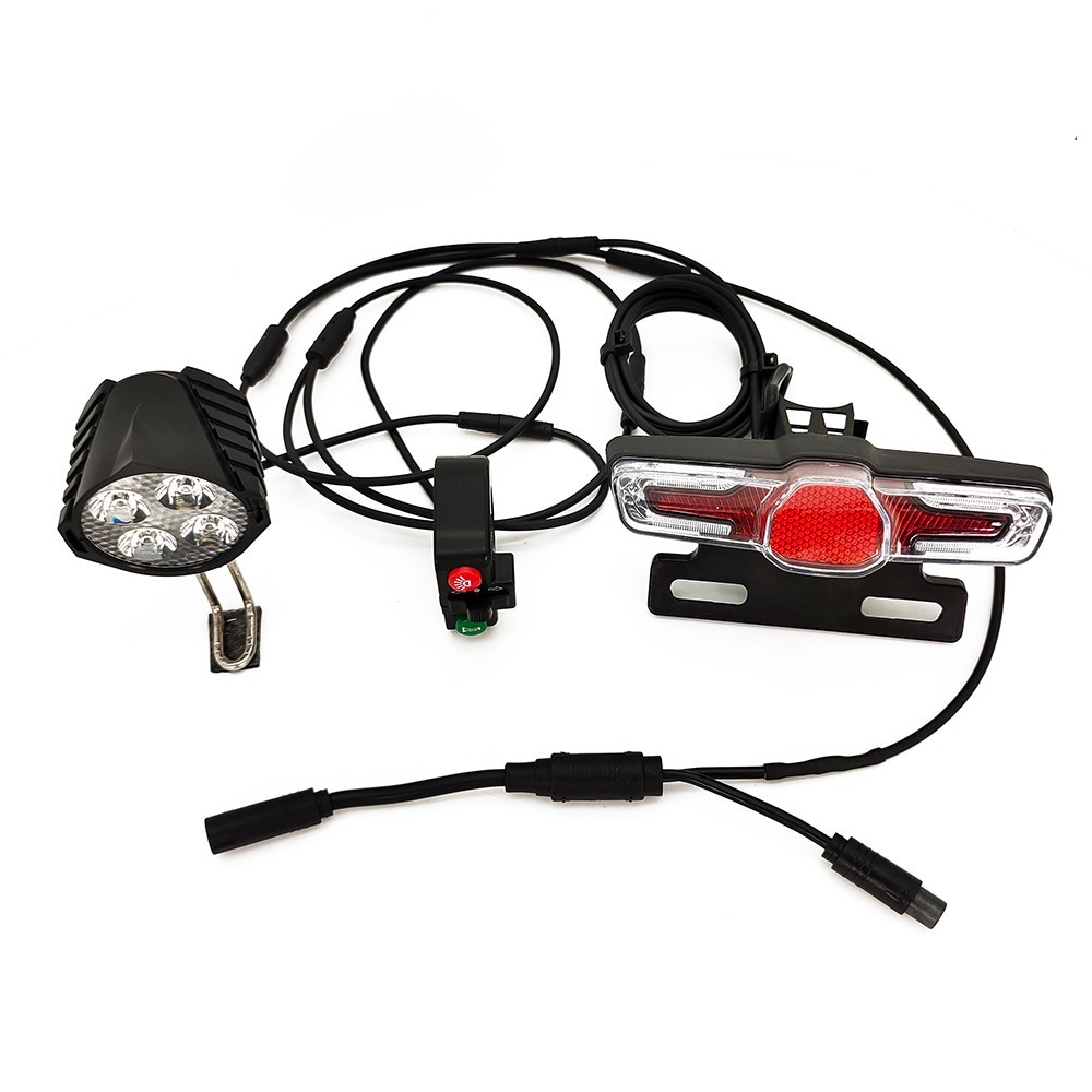 Ebike Waterproof Cable Front Rear light kit for Bafang BBSHD BBS0102 CAN or UART