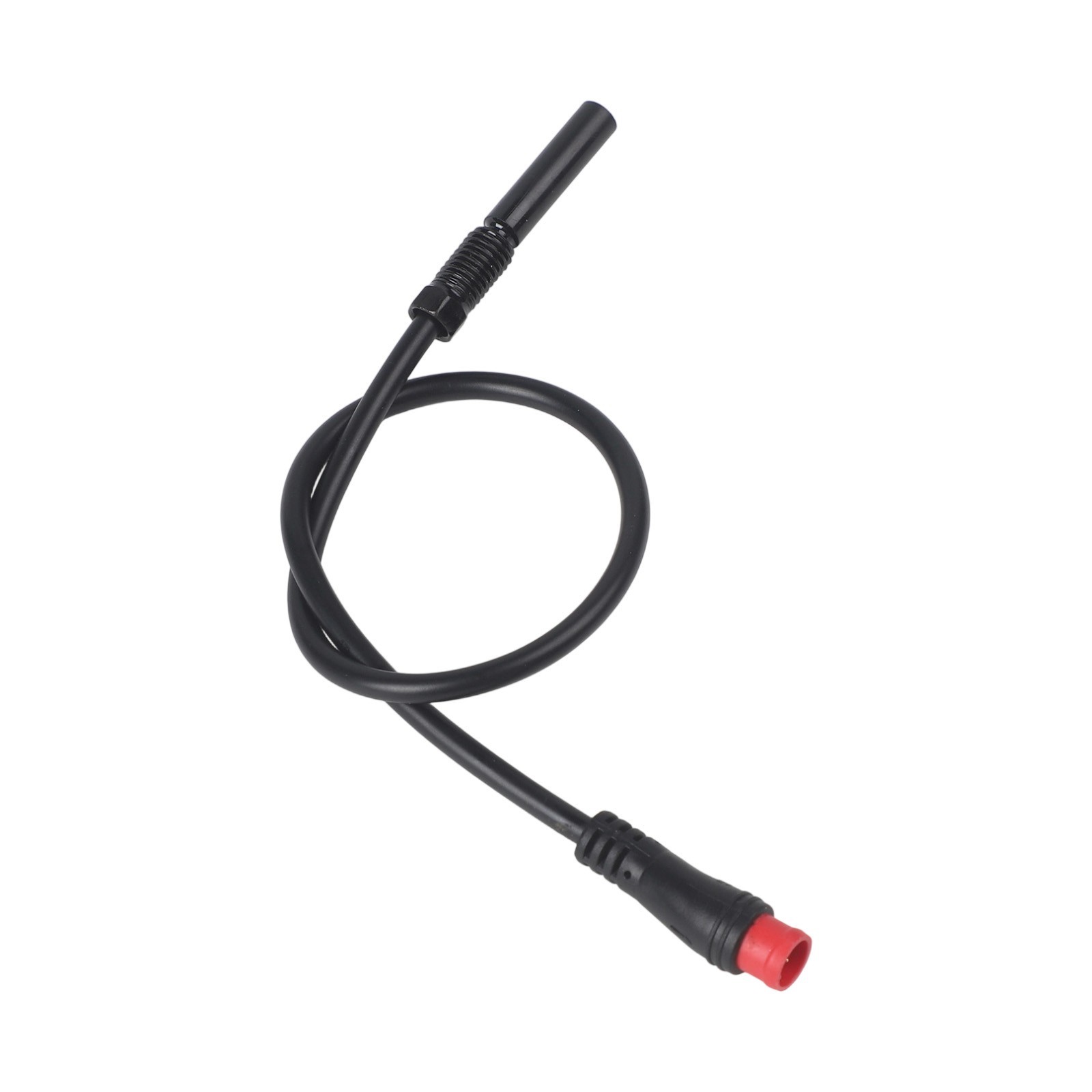 Ebike Induction Wire Brake Sensor Wire Black Plastic+Steel Single Male