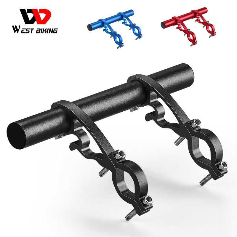 MTB Bike Handlebar Extender Bracket Extension Bicycle Headlight GPS Holder Mount