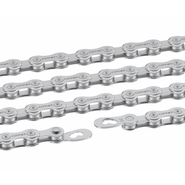 Connex by Wippermann 11S8 chain 11s. nickel Connex Link included 11S8