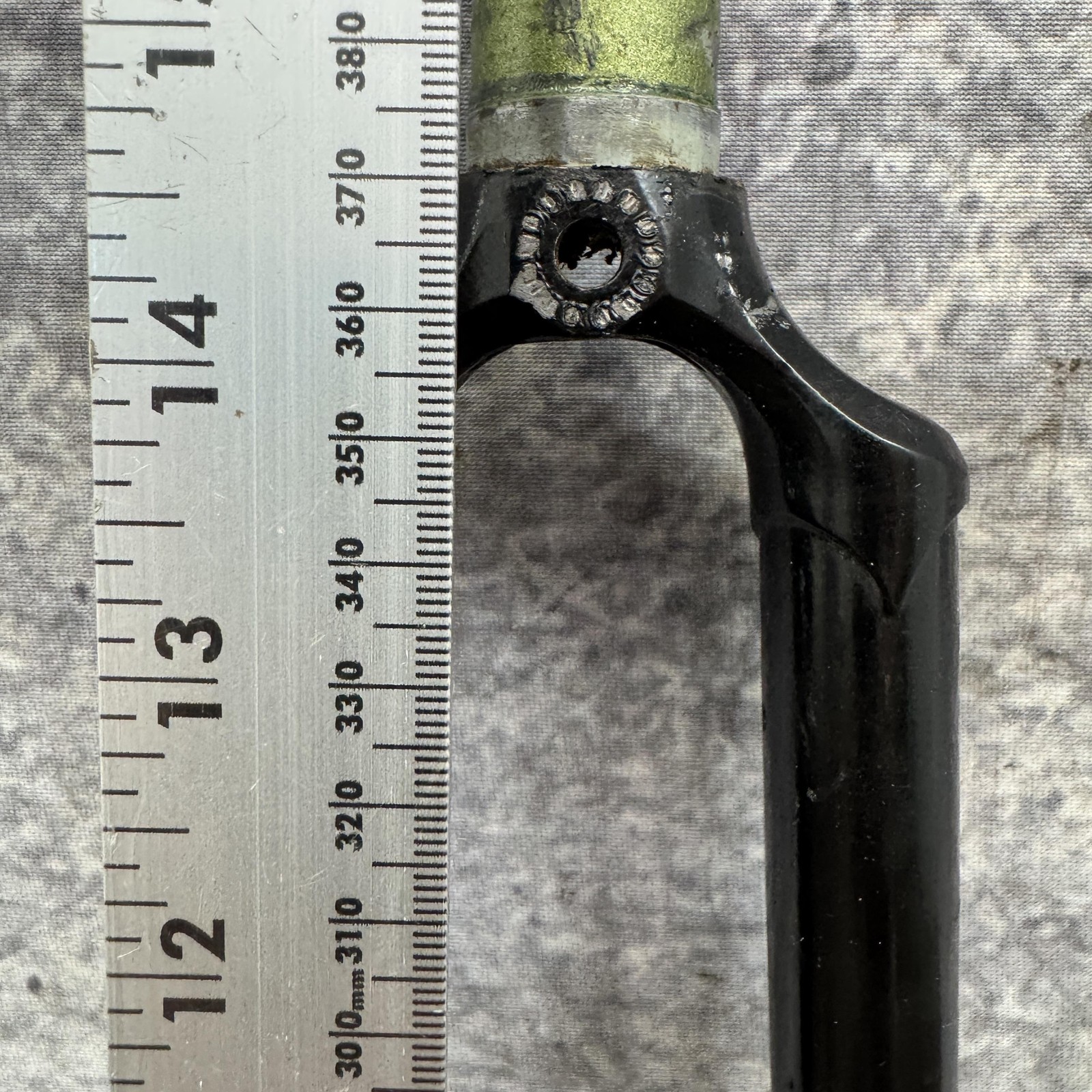 Vintage Puch Road Fork 1 In Threaded 700s Stamped Aero Crown Gipiemme Dropouts