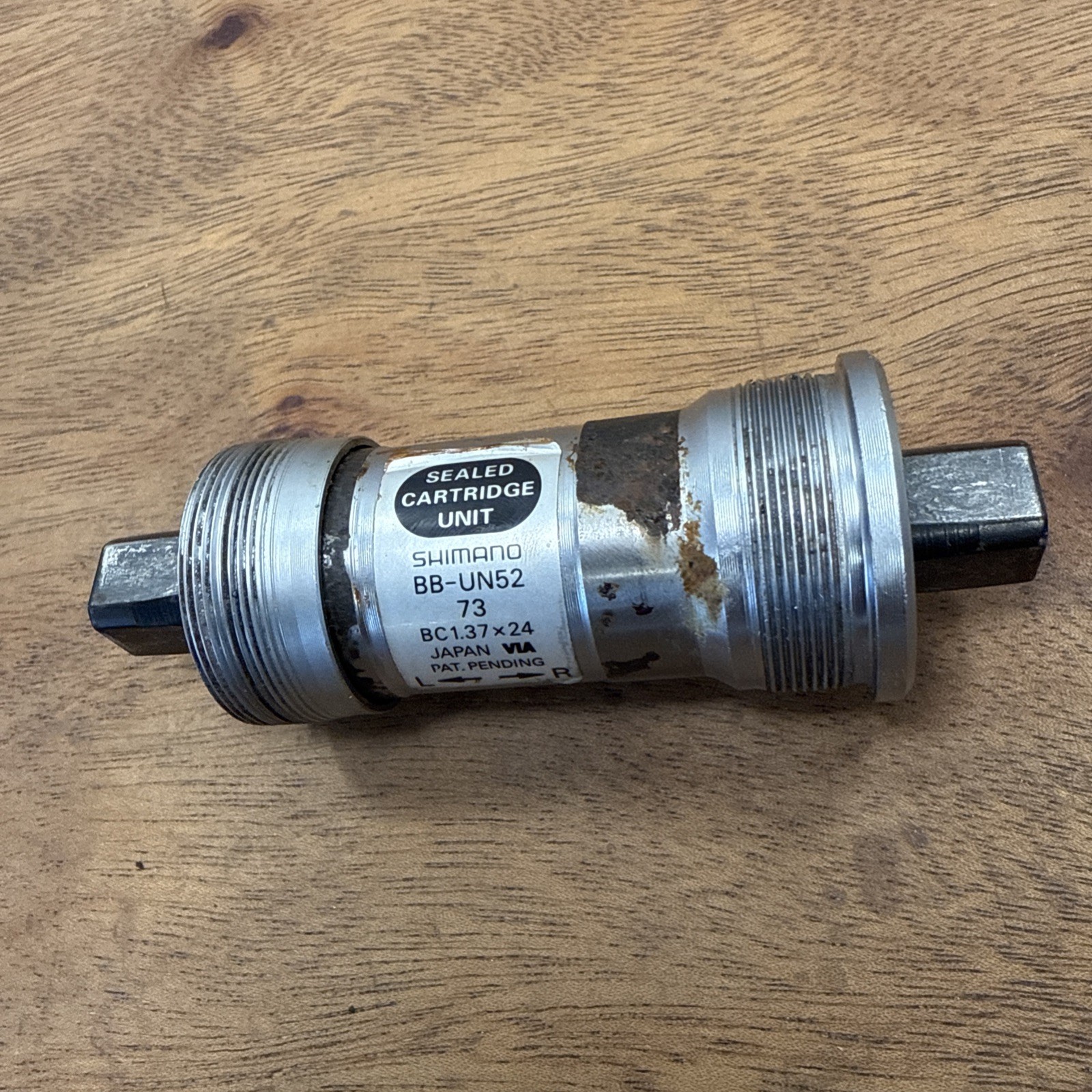 Shimano Deore BB-UN52 Bottom Bracket Square Taper 73mm Shell 109mm